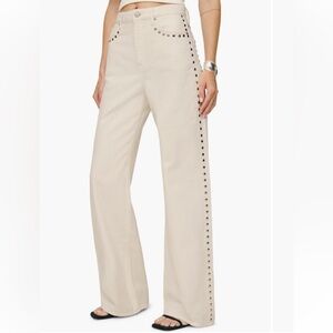 Reformation Cary high rise jeans studded